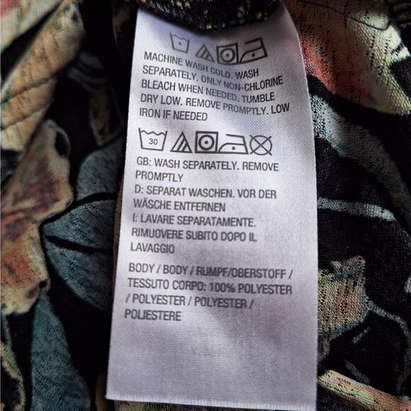 Attitudes by Renee QVC Woman 1x Multi-colored Floral Lightweight Sweater - Picture 5 of 6